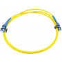 Cable de red de fibra óptica monomodo SC/UPC a SC/UPC simplex de 1 m, LSZH, amarillo
