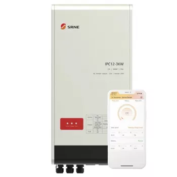 Inversor/cargador monofásico SRNE 3kW 48V Híbrido Off-Grid Onda senoidal pura