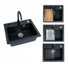 Sink Atrox30 G91 with Mixer Black