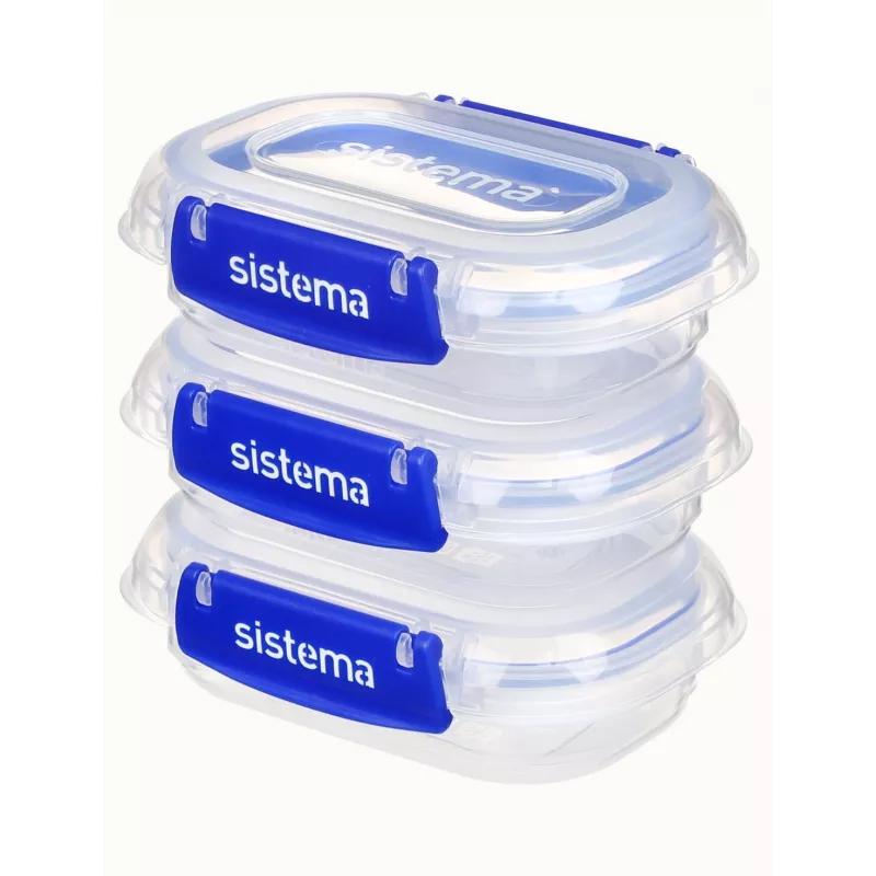 Sistema Plastics 881523 Recipiente rectangular 0,18L transparente 88mm