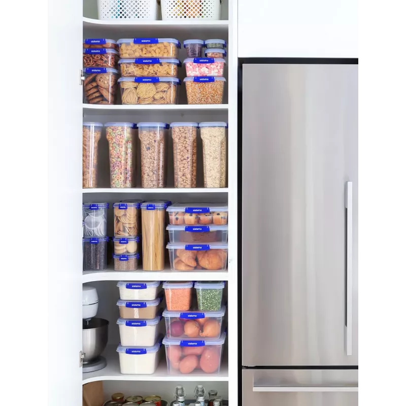 Sistema Plastics 881523 Recipiente rectangular 0,18L transparente 88mm