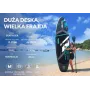 SKATINGER Paddle surf hinchable deportivo gris 350x89x15 cm