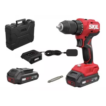 SKIL taladro atornillador 3011HB 20V 2x2,0Ah Li-Ion con cargador y maletín