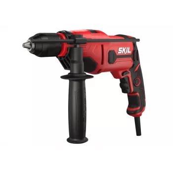 SKIL taladro percutor 6725AA 710W taladro percutor con cable con portabrocas de sujeción rápida, velocidad variable, giro a derecha/izquierda, empuñadura auxiliar y tope de profundidad