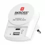 SKROSS Pro+ USB AC30PD Adaptador de viaje universal con 30W USB-C PD y USB-A