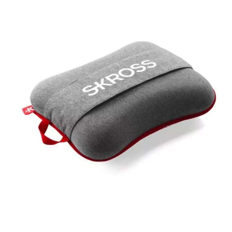 Skross Travel Pillow Red - Almohada de cuello inflable para viajes en avión