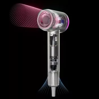 Secador de pelo ultrasónico SKYWORTH MH18G, oro champán