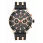 SLAZENGER MAN SL96076203 Reloj analógico de cuarzo de hombre 48mm esfera azul correa de piel marrón
