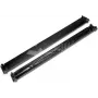 Wirewin Embelecedor 1U sin tornillos negro RAL9005 (BP 1U BL SL)