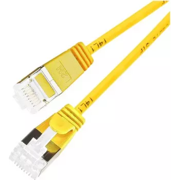 Wirewin PKW-LIGHT-STP-K6A 3.0 GE cable de red Cat 6a U/FTP Slim redondo, 3,0 m, amarillo, PoE