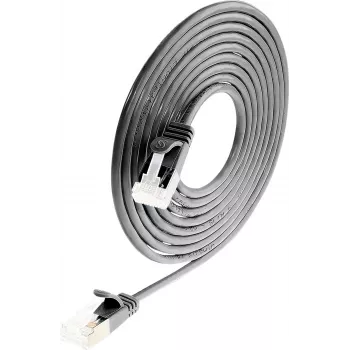 Wirewin Light Cable de red redondo U/FTP Cat 6a negro 0,5 m fino flexible PoE (PKW-LIGHT-STP-K6A 0.5 SW)