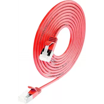 Wirewin Cable de red Slim U/FTP Cat 6a Rojo 3,0m PKW-LIGHT-STP-K6A 3.0 RT