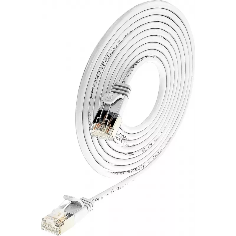 Wirewin SLIM SL6 1.5 WS cable de red Cat.6 U/FTP Slim-Light, 1,5m, blanco PKW-LIGHT-STP-K6 1.5 WS