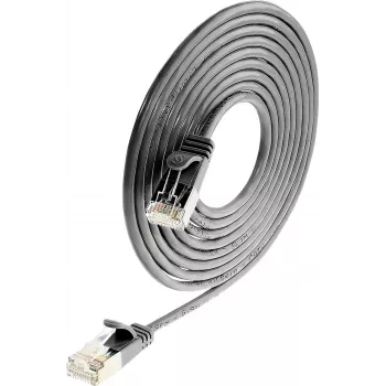 Wirewin SLIM SL6 15 SW - cable de red Cat.6 Slim-Light, U/FTP, 15 m, negro PKW-LIGHT-STP-K6 15.0 SW