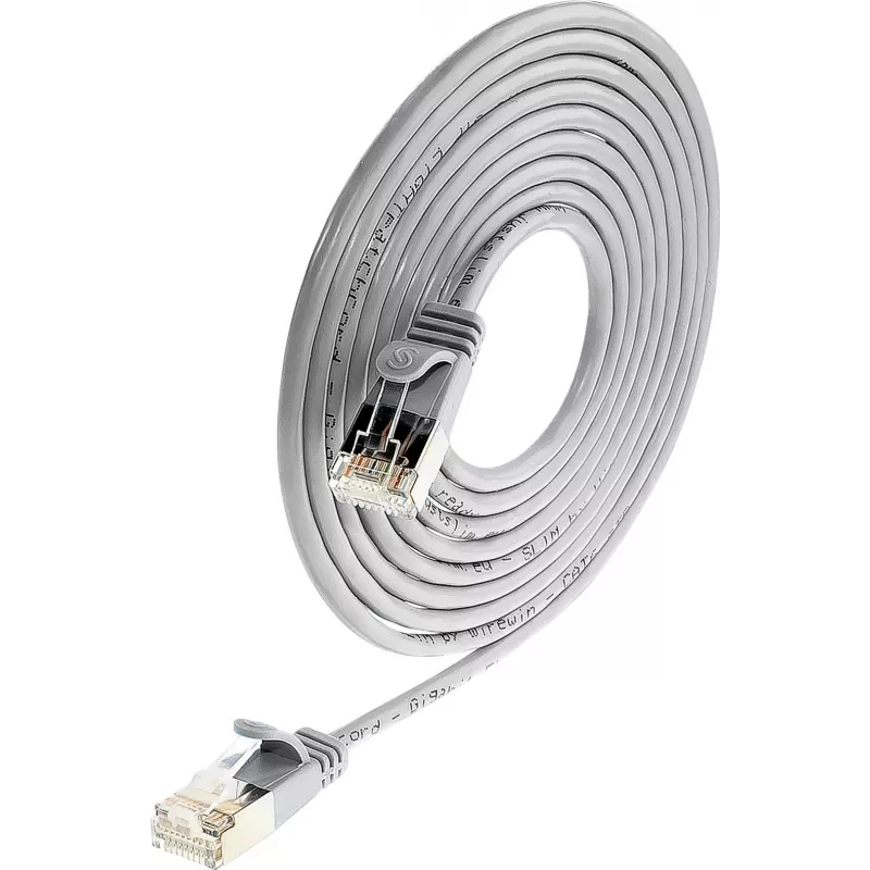 Wirewin SLIM SL6 7,5 m cable de parcheo Cat.6 Slim-Light U/FTP, gris (PKW-LIGHT-STP-K6 7.5)