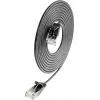Wirewin SLIM UL6 10 SW - Cable de parcheo Cat.6 SLIM-Light, U/UTP, 10 m, negro PKW-LIGHT-K6 10.0 SW