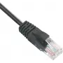 Wirewin SLIM UL6 10 SW - Cable de parcheo Cat.6 SLIM-Light, U/UTP, 10 m, negro PKW-LIGHT-K6 10.0 SW
