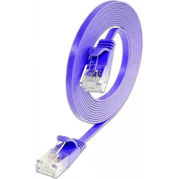 Wirewin Triotronik cable de red Cat 6 2 m U/UTP RJ45, slim, cobre, blanco PKW-SLIM-KAT6 2.0 VT