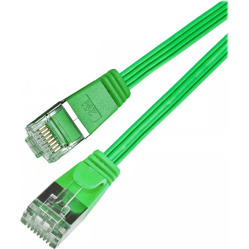 Wirewin Triotronik Cat6 U/FTP Slim Cable de red, 0,5 m, verde PKW-STP-SLIM-KAT6 0.5 GN
