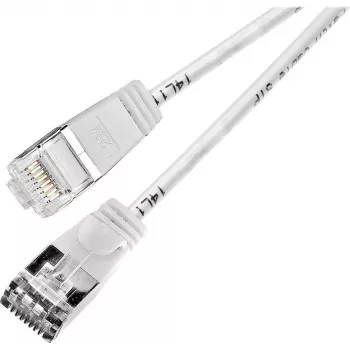 Wirewin Triotronik PKW-LIGHT-STP-K6 0,5 WS Cat6 S/FTP cable de red, conector macho RJ45 a macho, 0,5 m, blanco