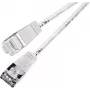 Wirewin Triotronik PKW-LIGHT-STP-K6 0,5 WS Cat6 S/FTP cable de red, conector macho RJ45 a macho, 0,5 m, blanco
