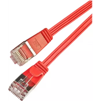 Wirewin Triotronik PKW-STP-SLIM-KAT6 0.5 RT Cat6 U/FTP Slim Cable de conexión, 0,5 m, rojo