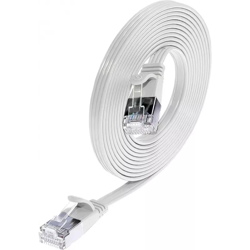 Wirewin Triotronik PKW-STP-SLIM-KAT6 3.0 WS Cable Ethernet patch Slim Cat6 U/FTP 3 m blanco