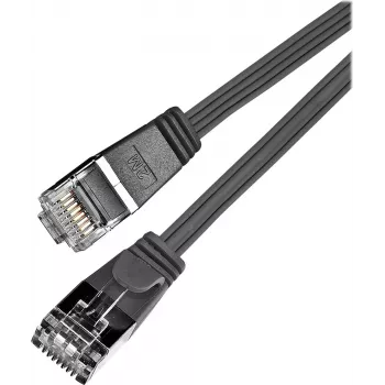 Wirewin Triotronik PKW-STP-SLIM-KAT6 5.0 SW Cable de red Ethernet Cat6 U/FTP Slim, conector RJ45 macho a macho, 5m, Negro