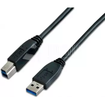 Wirewin USB 3.0 A-B MM 1.8 SW – cable SuperSpeed USB de 1,8 m, negro