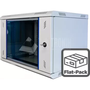 Wirewin WCAB PS2 600X450X6U B FP armario rack de montaje en pared 6U negro