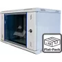 Wirewin WCAB PS2 600X600X4U B FP armario rack de pared 4U negro