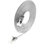 Wirewin Cable de parcheo Slim Round U/FTP Cat 6a, Gris, 1,0m, 10 Gbps, PoE, Diseño flexible y delgado para espacios reducidos (PKW-LIGHT-STP-K6A 1.0)
