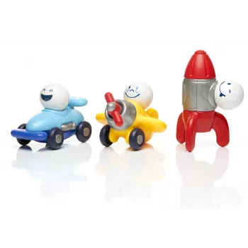 SmartMax My First Explorers Set de construcción magnético de 15 piezas para niños pequeños a partir de 1 año