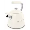 Hervidor para fogón Smeg 50's Style WKF01CR, 2,3 l, Cream