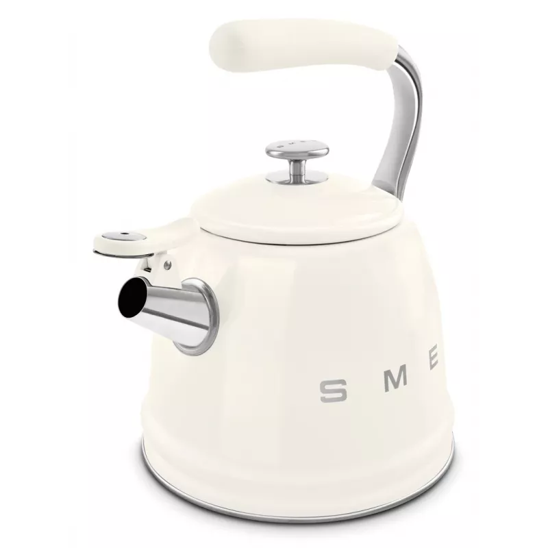 Hervidor para fogón Smeg 50's Style WKF01CR, 2,3 l, Cream