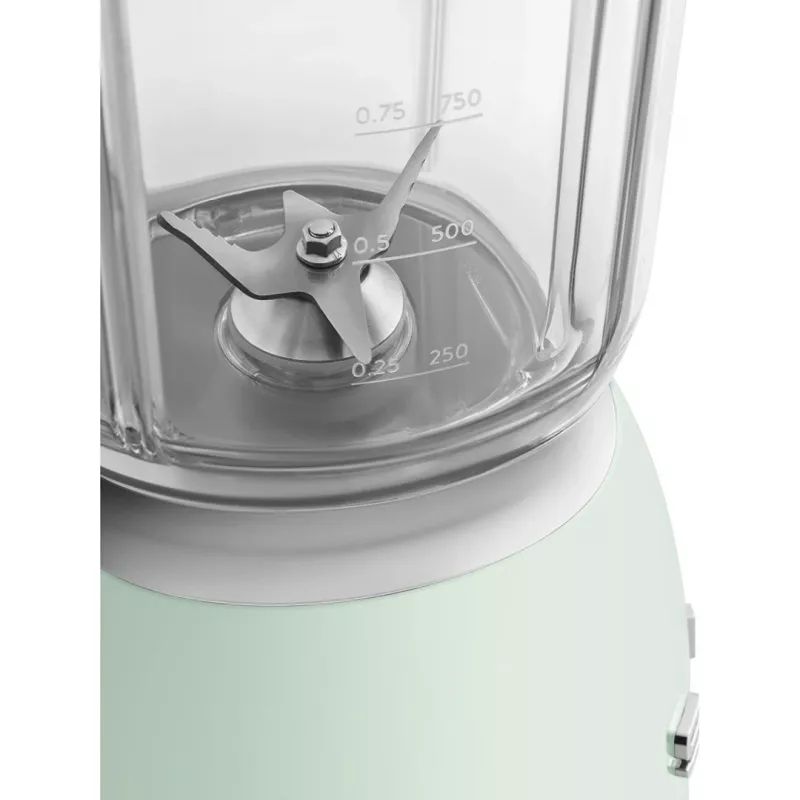 Smeg BLF03PGEU Batidora de vaso verde pastel 1,5L 800W