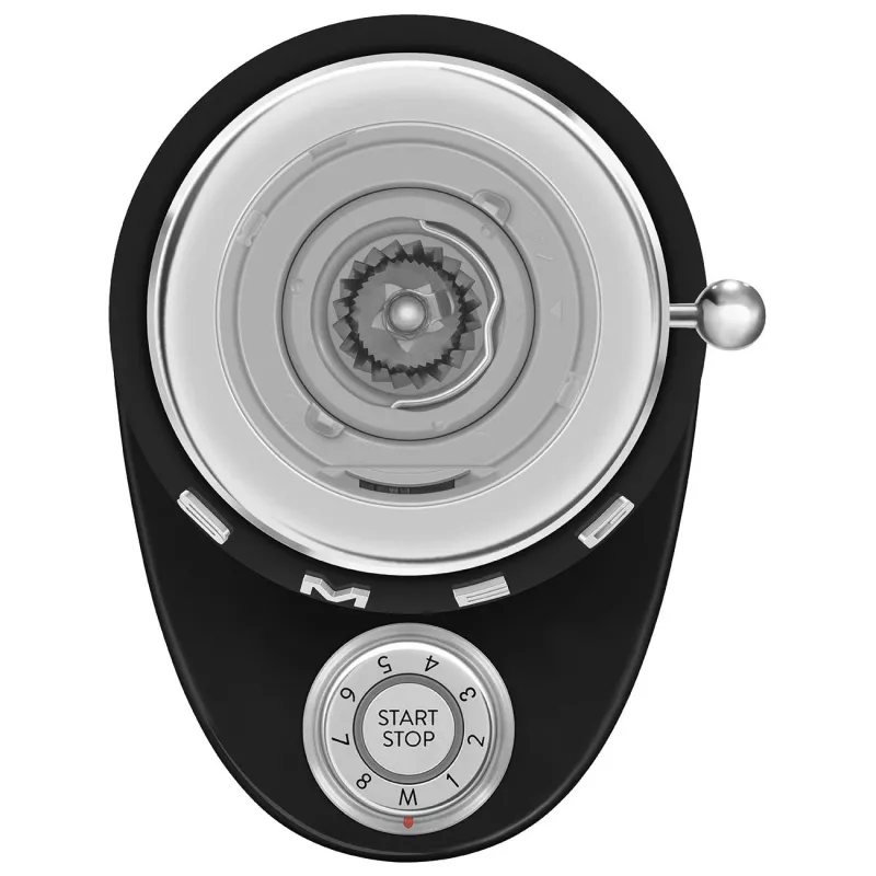 Smeg CGF03BLEU molinillo de café cónico 50's Style - negro, 150W, capacidad 350g