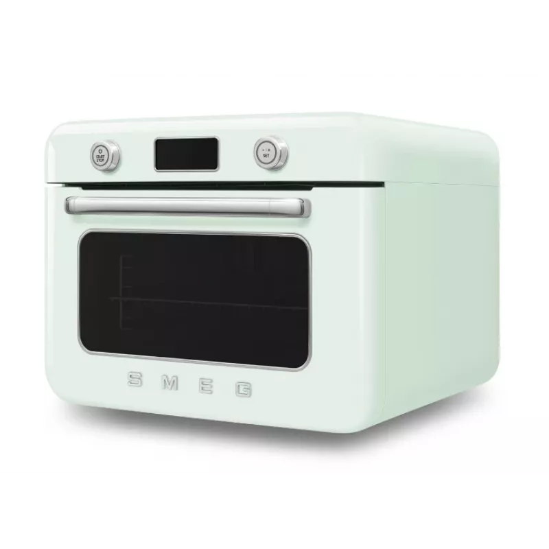 Smeg COF01PGEU mini horno Vintage, verde pastel