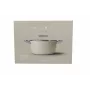 Smeg CSF2412CRM Olla de cocción lenta, 24 cm, revestimiento antiadherente cerámico, asa de acero inoxidable, crema mate