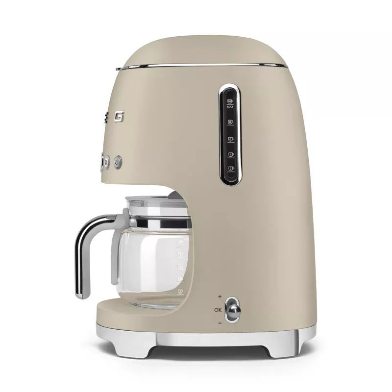 Smeg DCF02MLMEU Cafetera de filtro, Beige, Ines de la Fressange Paris Edition