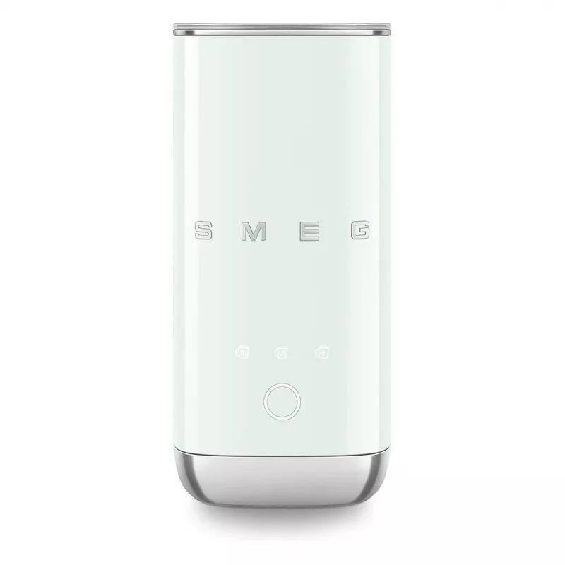 Smeg MFF02PGEU Espumador y calentador de leche automático, verde pastel, 500 W