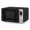 Smeg MOC02BLMEU Horno microondas combinado, 9 funciones, 2100 W, negro mate
