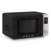 Smeg MOC02BLMEU Horno microondas combinado, 9 funciones, 2100 W, negro mate