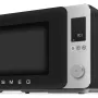 Smeg MOC02BLMEU Horno microondas combinado, 9 funciones, 2100 W, negro mate