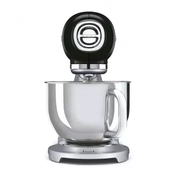 Batidora de vaso Smeg SMF04BLEU 50's Style, 800 W, 4,8 l, Negra