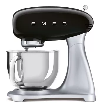 Batidora de vaso Smeg SMF04BLEU 50's Style, 800 W, 4,8 l, Negra