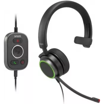 Snom A330M Auricular mono on-ear con cable y micrófono con cancelación de ruido