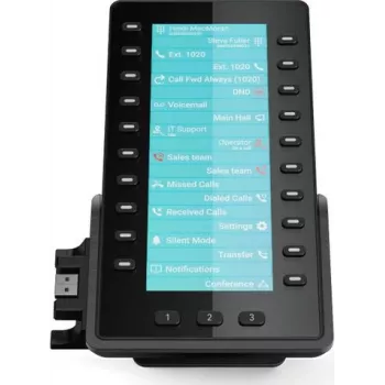 Módulo de expansión Snom D8C para teléfonos IP D862/D865, pantalla en color de 4,3