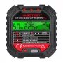 Comprobador de enchufes con pantalla digital Habotest HT107D
