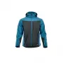 SOFTSHELL COMFORT L Chaqueta softshell - negra/gris, talla L, resistente al agua 8000mm, transpirable, cortavientos, 3 bolsillos